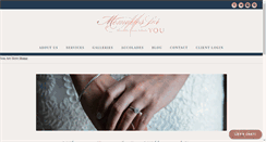 Desktop Screenshot of memoriesforyouevents.com