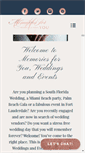 Mobile Screenshot of memoriesforyouevents.com